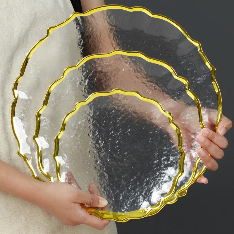 Wholesale Glass Charger Plate PZ-011 - Image 3